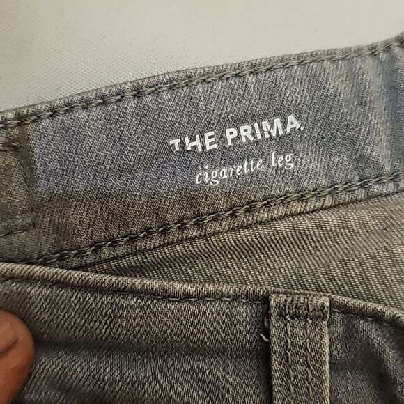 AG Prima Cigarette Leg Jeans  Grey 27 - Picture 7 of 11